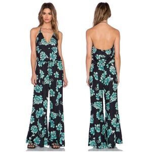 Sofia By Vix Womens Size Small Y-Back Bardot Jumpsuit